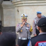 PASTIKAN KESIAPAN ANGGOTA, DIRLANTAS POLDA BALI PIMPIN APEL PAGI OPERASI KESELAMATAN AGUNG 2023