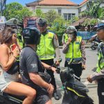 Gelar Razia Sat Lantas Polres Badung Tindak Tegas Pelanggaran Lalu Lintas