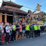 Kapolres Badung Pimpin Apel Kesiapan Pengamanan Ogoh-Ogoh