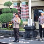 Kapolres Badung AKBP Teguh Priyo Wasono Pimpin Apel Kesiapan Operasi Bina Kusuma Agung-2023.