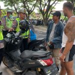 Tertibkan Pengguna Jalan, Satlantas Polres Badung Tindak Pelanggaran