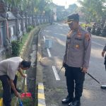 Tumbuhkan Kinerja Yang Sehat Kapolres AKBP Teguh Priyo Wasono Cek Kebersihan