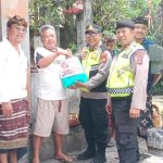 Kini Giliran Bansos Polsek Kuta Utara Di Kelurahan Kerobokan.