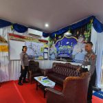 Wakapolres Kompol Diah Cek Pos Pengamanan Lebaran.