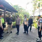 Kapolsek Kuta Utara Pimpin Pengamanan  Ibadah Kenaikan Isa Almasih.