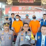 Kapolsek Abiansemal Dampingi Kapolres Badung Dalam Konferensi Pers