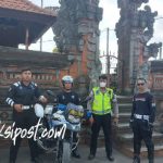 Latihan Safety Riding Tim Pengawalan Sat Lantas Polres Badung