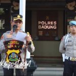 Kapolres AKBP Teguh Priyo Wasono Pimpin Apel Kesiapan Ops Nusa Agung-2023.