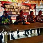 Kanit Binmas Polsek Kuta Utara Tampung Keluhan Karyawan Yuki Restaurant.