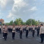 Jelang Pemilu 2024, Kompi Kerangka Dalmas Polres  Badung Tingkatkan Latihan