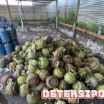 Intel Kodim 1616/Gianyar Grebek Gudang Oplos Gas Elpiji Ilegal