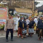 Kapolsek Mengwi Pimpin Pengamanan Munggah Bhawati di Griya Ashita Sari