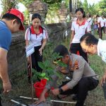 Wujudnya Lingkungan Yang Asri, Kapolres Badung Tanam Pohon Tanjung