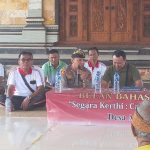 Kapolsek Mengwi Jumat Curhat Bersama Perangkat Desa Baha