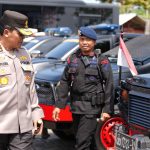 Kapolda Bali Disambut Yel-Yel Pasukan Pelopor, Tinjau Mako Brimob Gilimanuk.