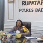 Wakapolres Badung Ikuti Vicon Rencana Pelaksanaan Bakti Sosial