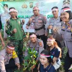 Wakapolres Kompol Putu Diah kurníαwαndαrí Pimpin Penanaman Pohon