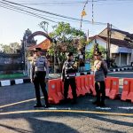 Kapolsek Mengwi Awasi Siswa SIP Laksanakan Pengaturan Lalulintas
