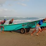 Patroli Dialogis Satpolairud Polres Badung di Pantai Canggu.