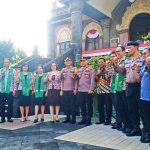 Kapolres AKBP Teguh Priyo Wasoso, Melaksanakan Minggu Kasih, di Gereja GKPB Efrata Buduk