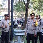 Kapolres Badung Pantau Pelaksanaan Gladi Sispamkota