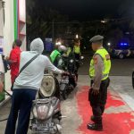 Blue Light Patrol Polsek Abiansemal Sambangi SPBU Latusari