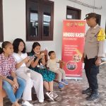 Minggu Kasih; Bhabinkamtibmas Desa Kesiman Petilan Berdialog Bersama Anak-anak Gereja