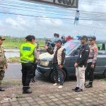 Patroli 3 pilar Polsek Abiansemal Sambangi Pertokoan