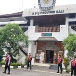 Satgas Preventif OMB Laksanakan Pengamanan Kantor KPU Bali.