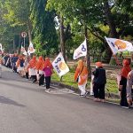 Polsek Dentim Amankan Kampanye Terbuka PKS: Kapolsek Dentim Pimpin Pengamanan