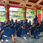 Temui  Mahasiswa, Bhabinkamtibmas Pegunungan Kaja Dengar Aspirasi