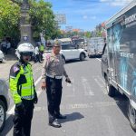 Satgas Kamseltibcarlantas Pamwal Tim Kampanye Nasional Capres-Cawapres Prabowo-Gibran