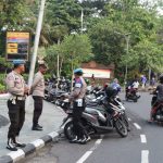Satgas OMB Agung 2024 Polresta Denpasar Pengamanan Giat Creative Fun Walk di Denpasar