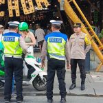 Kapolsek Kuta Utara Dampingi Kapolres Badung Pantau Razia Kendaraan Bermotor