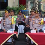Kapolres Badung AKBP Teguh Priyo Wasono Saksikan Simulasi Pam TPS