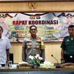 Kapolres Badung AKBP Teguh Priyo Wasono Pimpin Rakor Pengamanan Hari Raya