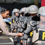 Kapolres Badung AKBP Teguh Priyo Wasono Beri Arahan Dan Motivasi Personel Dalmas