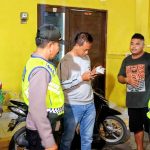 Jaga Kondusifitas Keamanan Pasca Pemungutan Suara, Polsek Densel Bersama Aparat Desa Pemogan Laksanakan Tibduktang