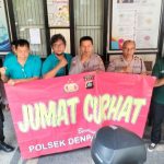 Sambut Kedamaian Nyepi Polsek Denbar Laksanakan Jumat Curhat Bersama Aparatur Desa Pemecutan Kelod.