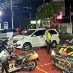 Blue Light Patrol Sat Samapta Polres Badung Sambangi Pertokoan