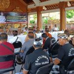 Jumat Curhat Polres Badung Bersama Perangkat Desa Gulingan