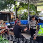Gelar Minggu Kasih Polsek Denbar  Serap Aspirasi Pedagang Pasar Banyu Sari