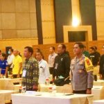 Kapolres AKBP Teguh Priyo Wasono Hadiri Rapat Pleno Terbuka  Rekapitulasi Penghitungan suara Pemilu 2024