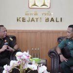 Jaga Sinergitas Sebagai Pejabat Forkopimda Bali, Pangdam IX/Udayana Kunjungi Kajati Bali