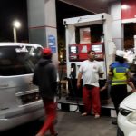 Jamin Ketersedian BBM Jelang Lebaran Polsek Denbar Sambangi SPBU