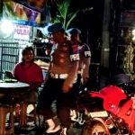 Upaya Tekan Potensi Kejahatan, Polsek Dentim Gencarkan Blue Light Patrol