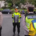 Kapolsek Mengwi Pimpin Pengamanan Jalan Santai May Day