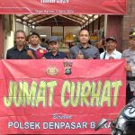 Jalin Kemitraan Bersama Pengelola Pasar, Polsek Denbar Gelar Program jumat Curha