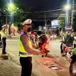Polsek Kuta Utara Tingkatkan Blue Light Patrol Jaga Kondusifitas Di Kawasan Wisata