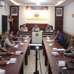 Kapolres Klungkung Menerima Paparan Sketsa hibah Rencana Pembangunan Polsubsektor Kawasan Pelabuhan Sampalan